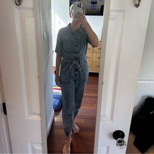 H&M denim jumpsuit size 6